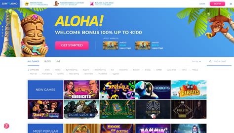 Surf Casino bonuses and promo codes – excellent collection..